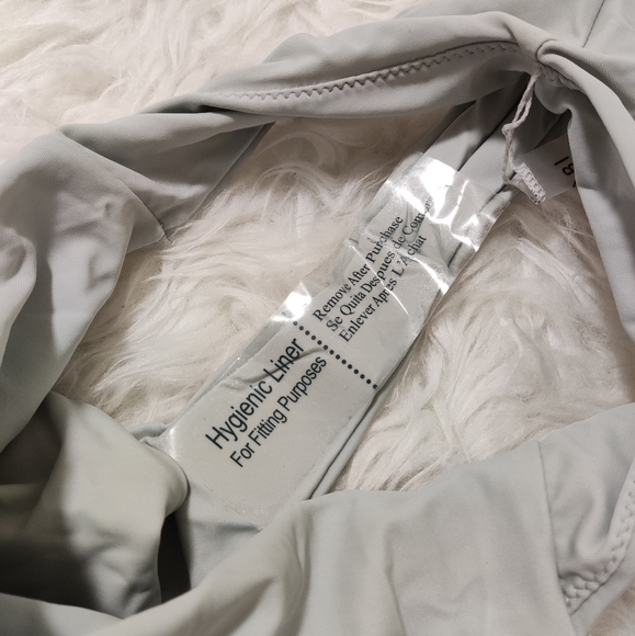 Silver mint one piece swimsuit - Picture 7 of 8